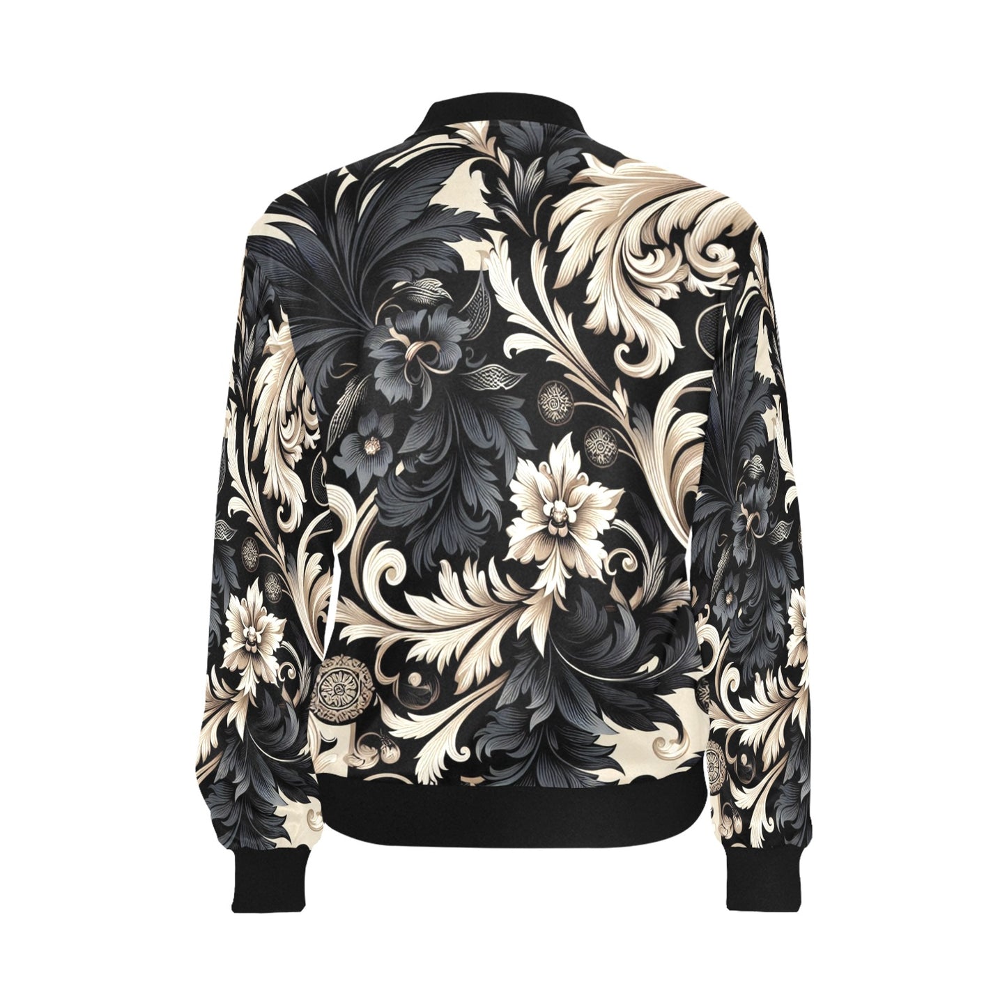 Women's All Over Print Bomber Jacket (P284)