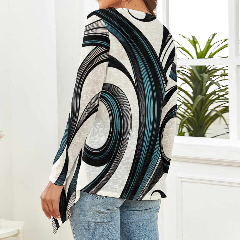 Women's knitted cardigan (P292)
