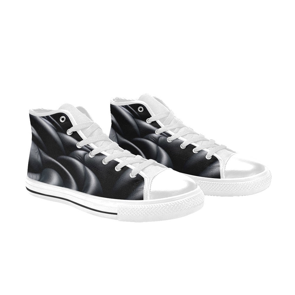 Custom High Top Canvas Shoes for Women (P255)