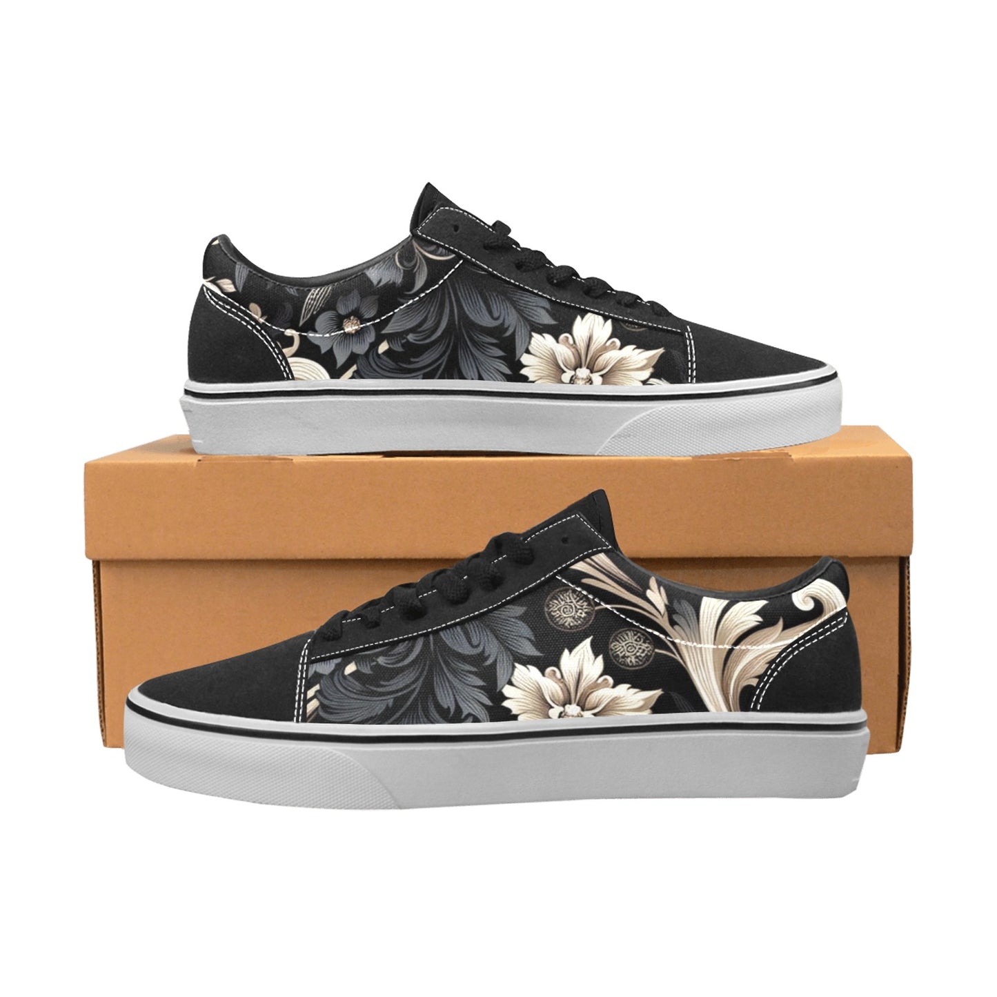 Damen Schnürschuhe aus Canvas (P284) WEISS