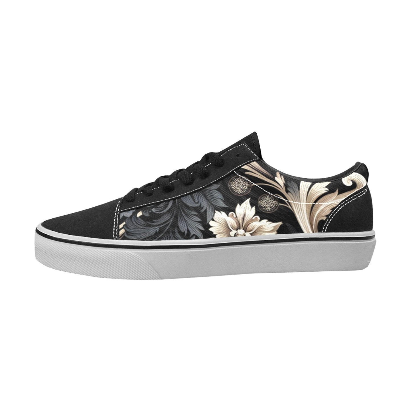 Damen Schnürschuhe aus Canvas (P284) WEISS