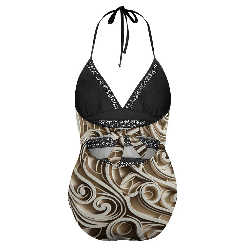 Plus size bikini swimsuit (P190)