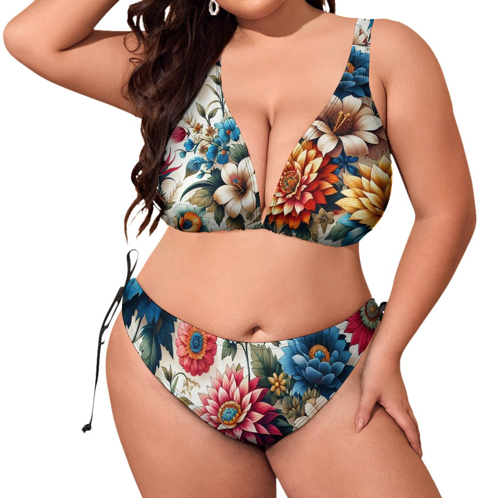 Nagy méretű bikini fürdőruha (C95)