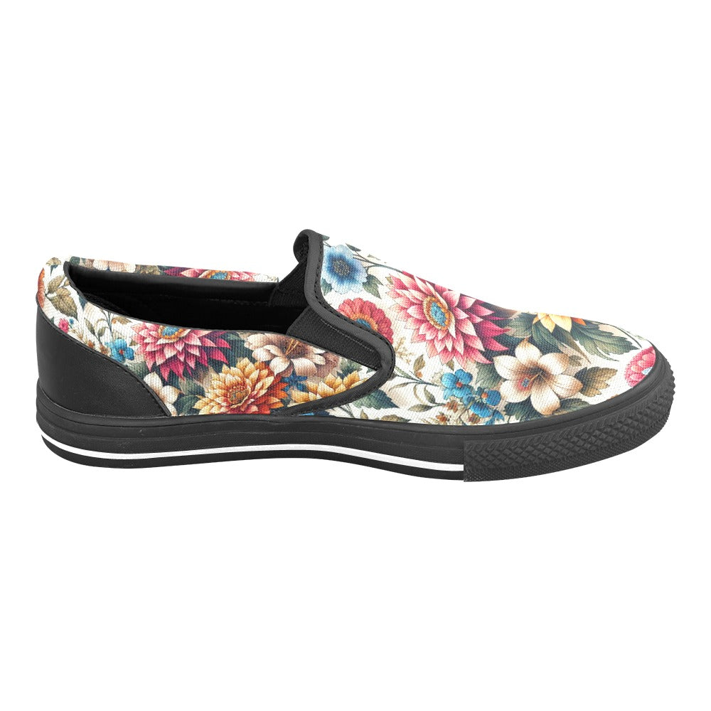 Slip-on-Schuhe aus Canvas für Damen (C95)