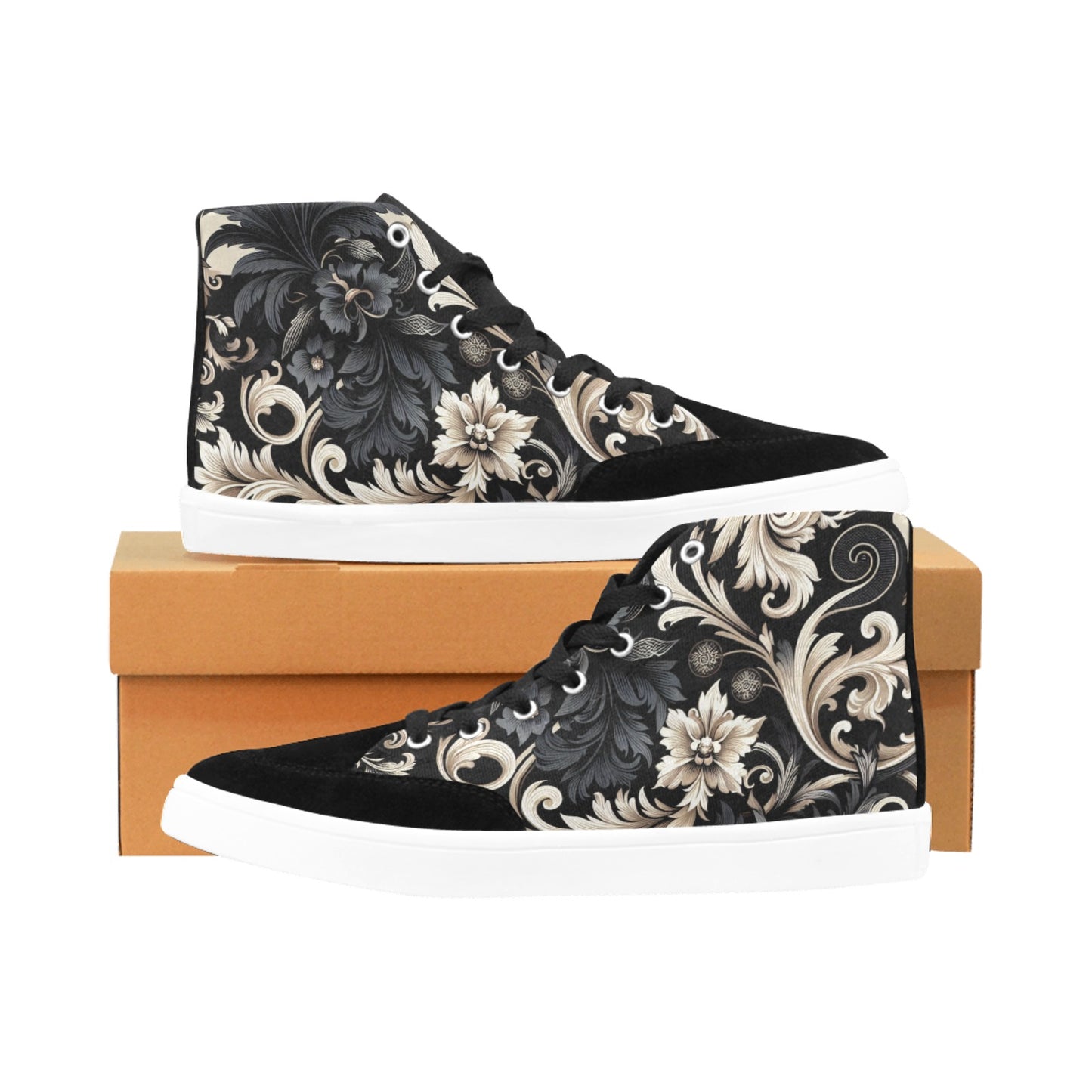 Bootes High Top Canvas Women's Shoes (P284) WHITE