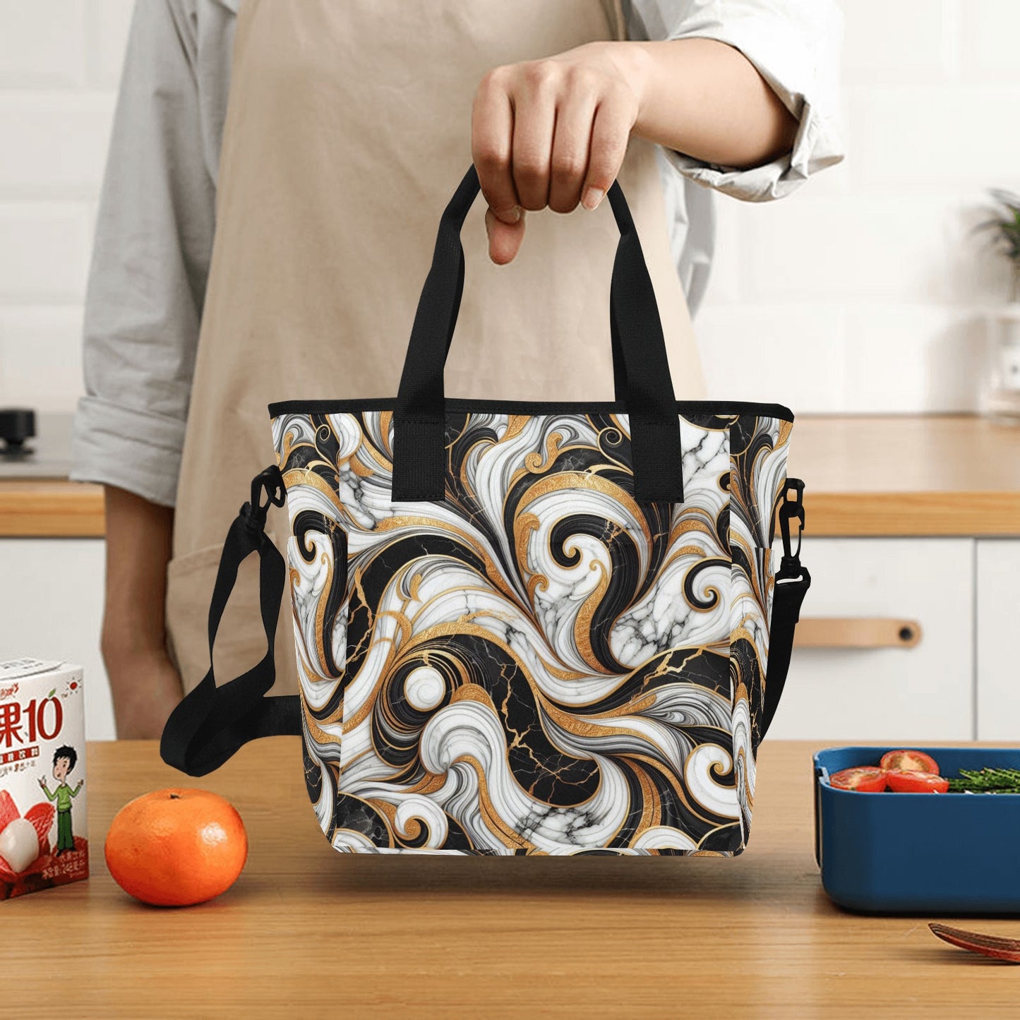 Insulated Tote Bag with Shoulder Strap (P273)