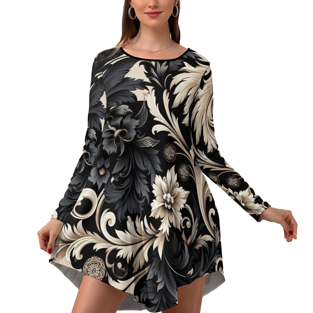 Langärmliges Kleid (P284)
