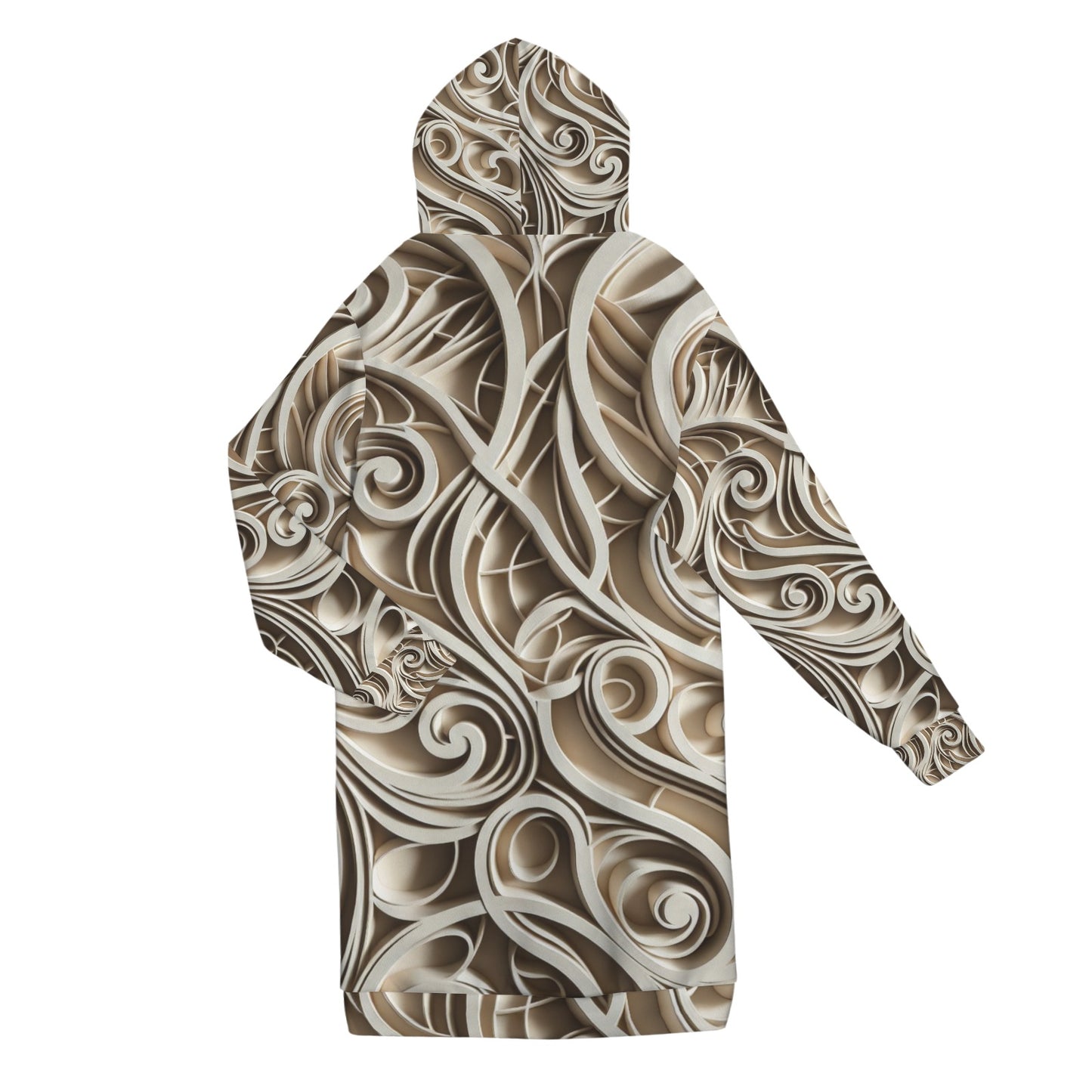 Women's Long Hooded Coat (P190)