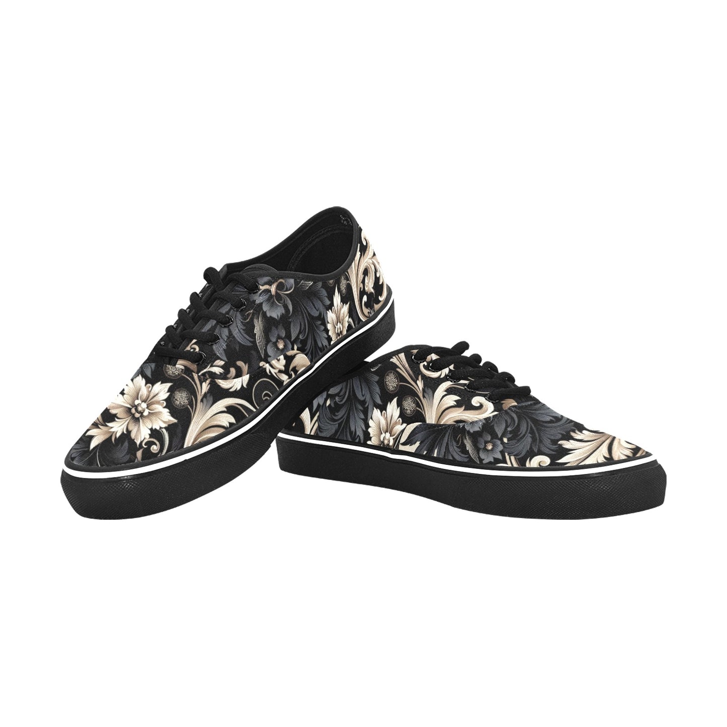 Klassischer Canvas-Low-Top-Schuh für Damen (P284)