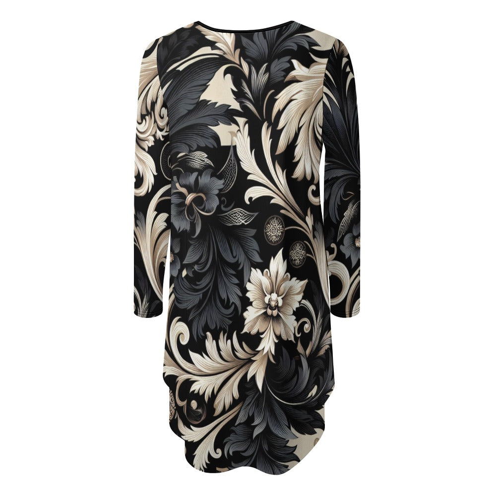 Langärmliges Kleid (P284)