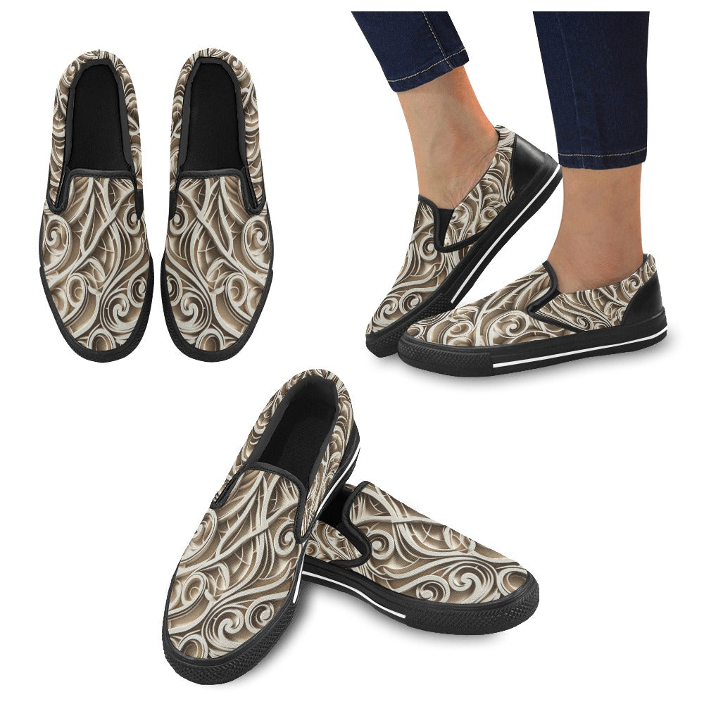 Slip-on Canvas Women's Shoes (P190)