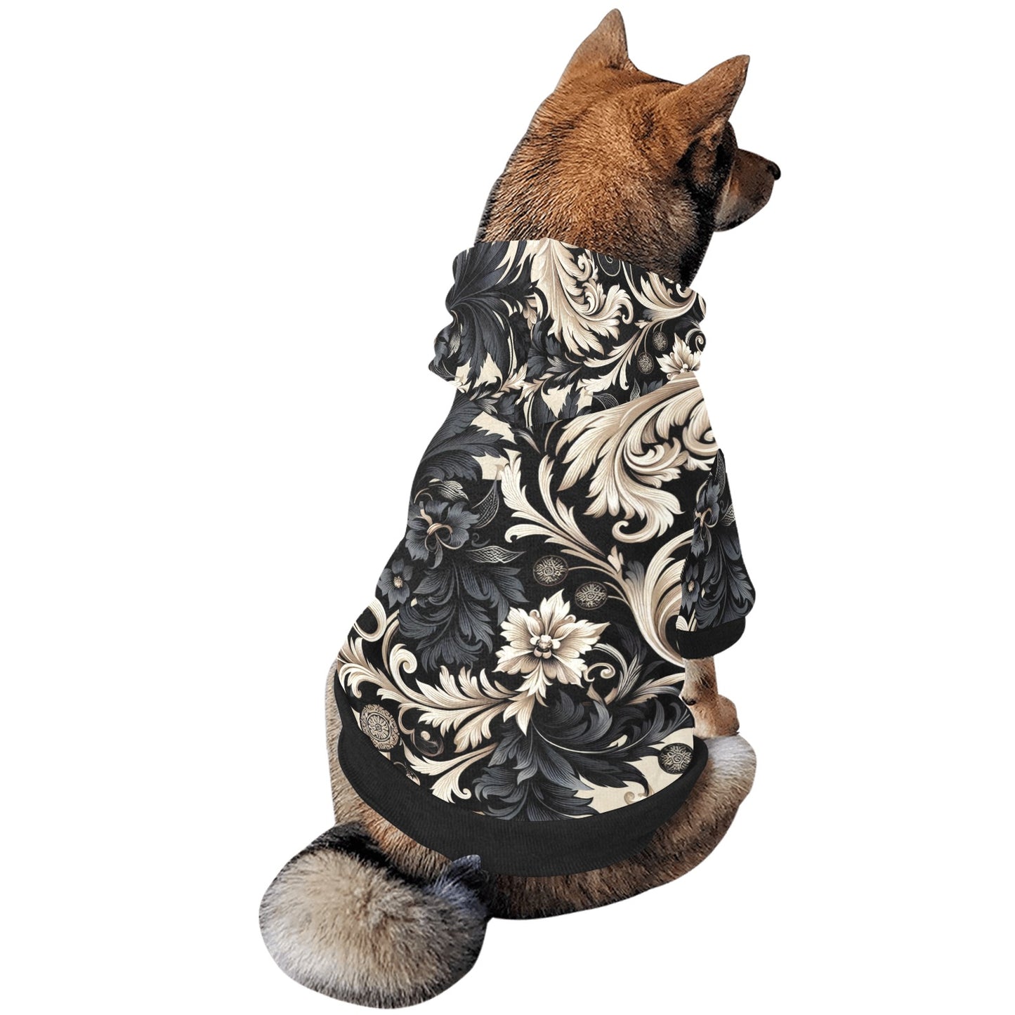 Kapuzenpullover für Hunde mit Allover-Print (P284)