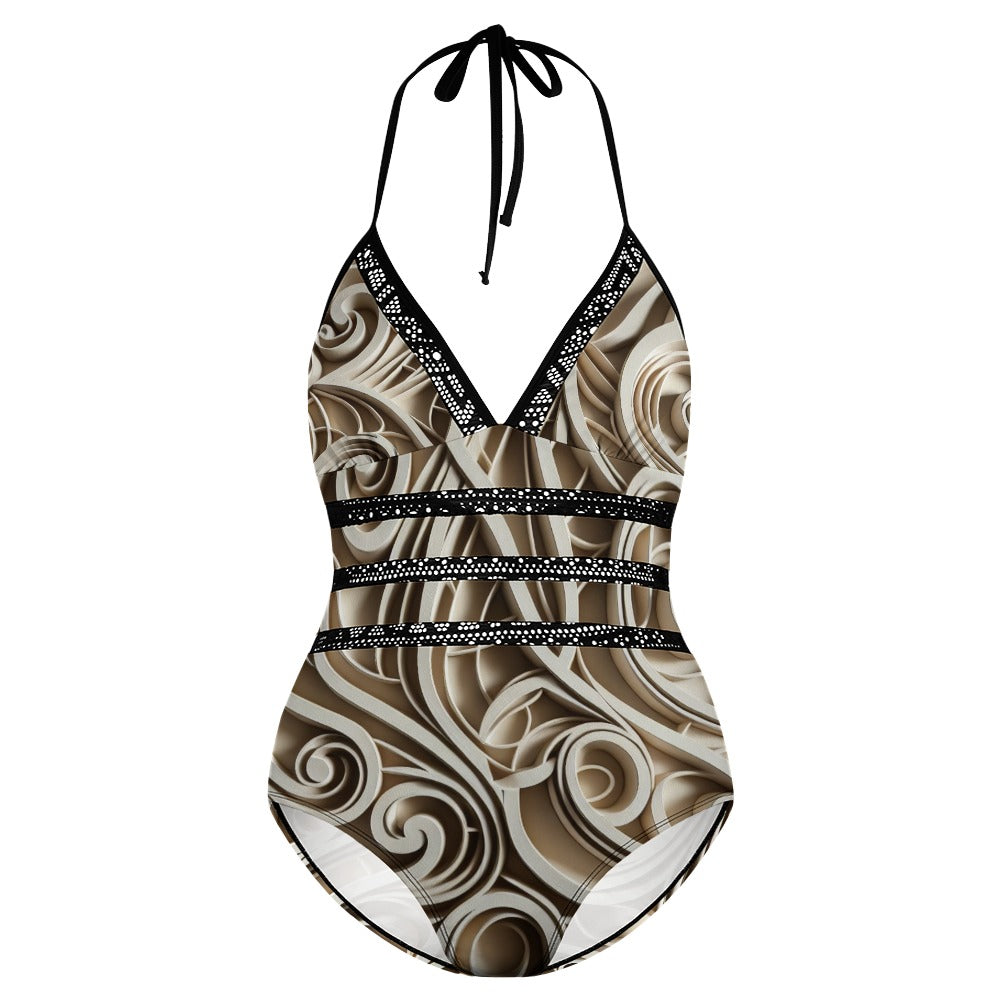 Plus size bikini swimsuit (P190)