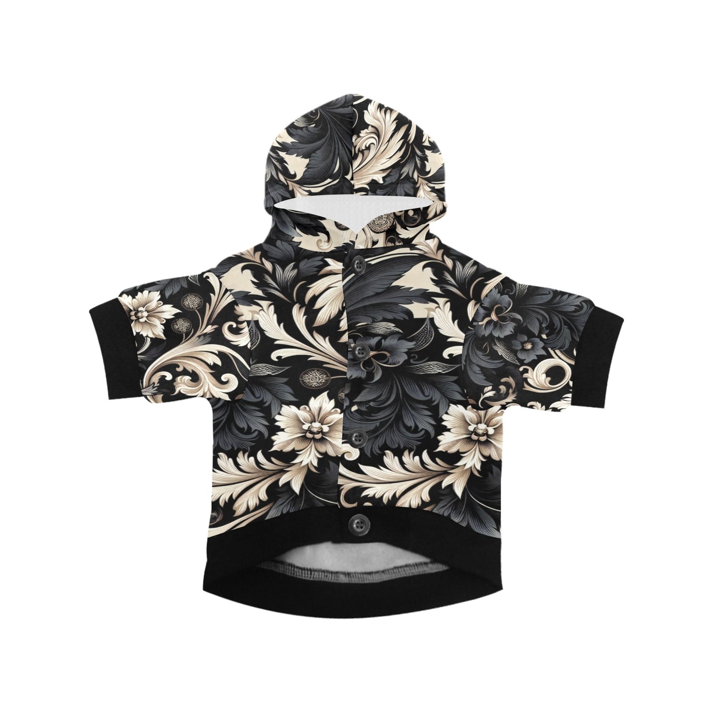 Kapuzenpullover für Hunde mit Allover-Print (P284)