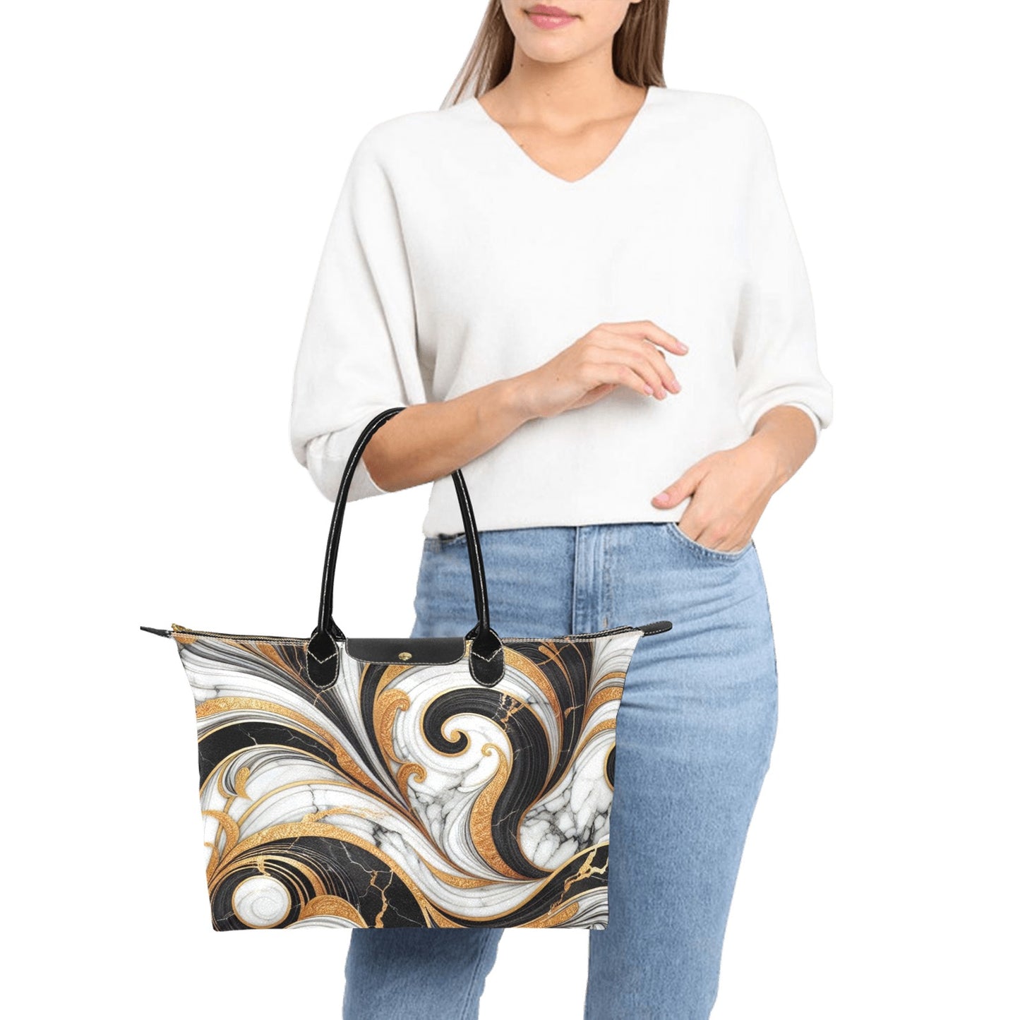 Klassische Damenhandtasche (P273)