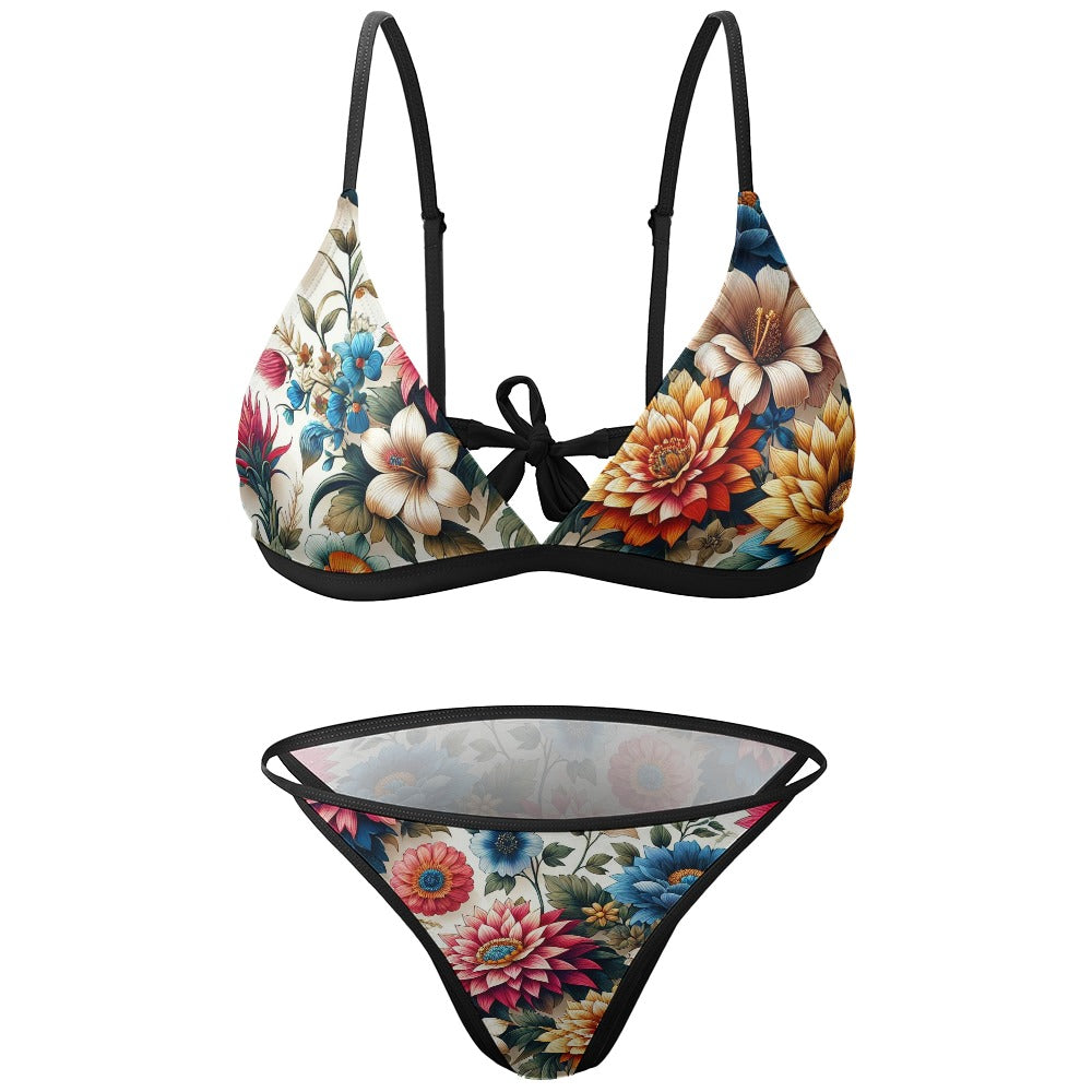 Szexi kétrészes bikini fürdőruha (C95)
