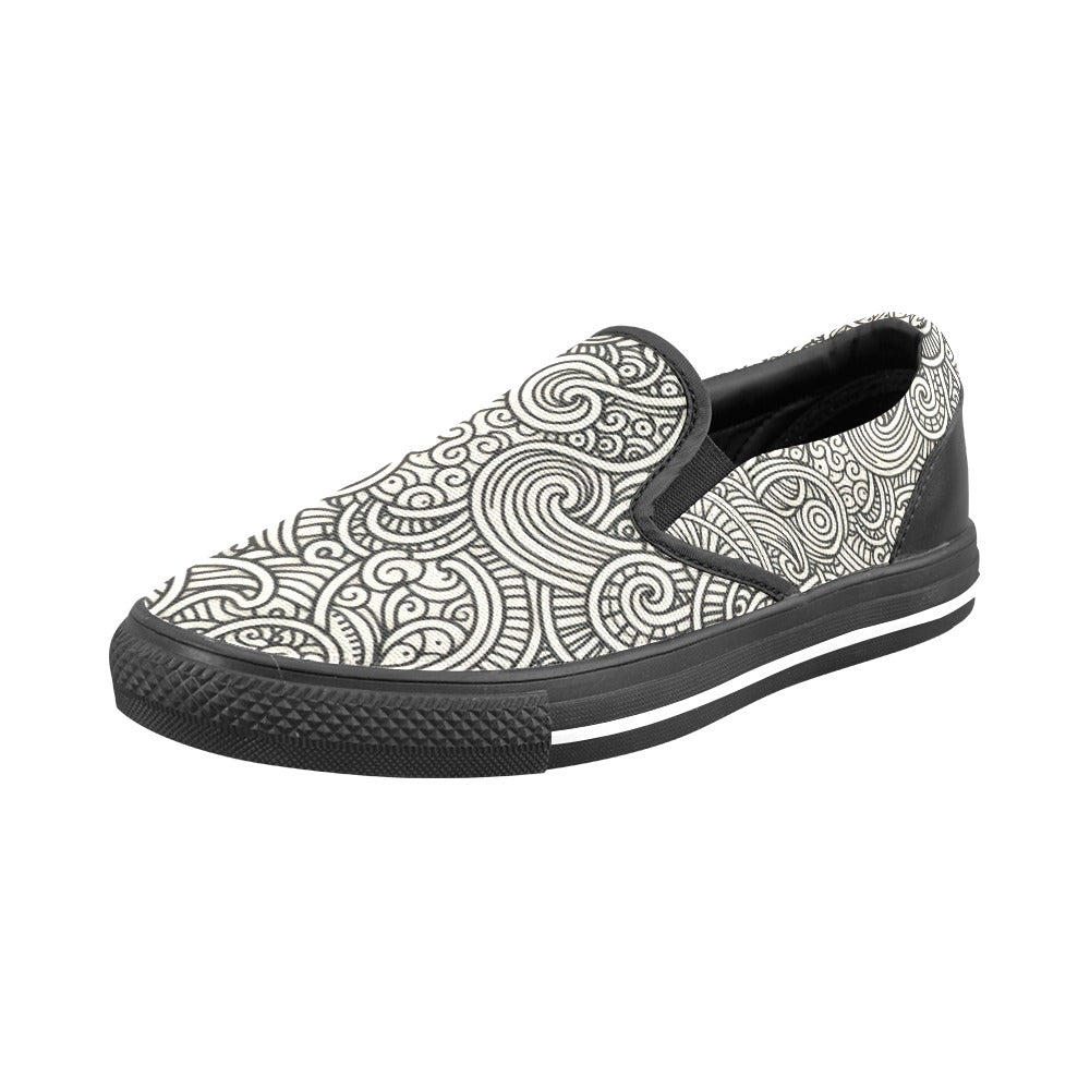 Slip-on-Schuhe aus Canvas für Damen (P188)