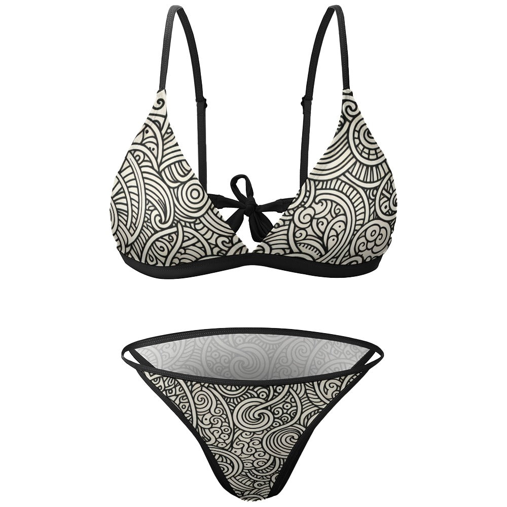 Sexy zweiteiliger Bikini-Badeanzug (P188)