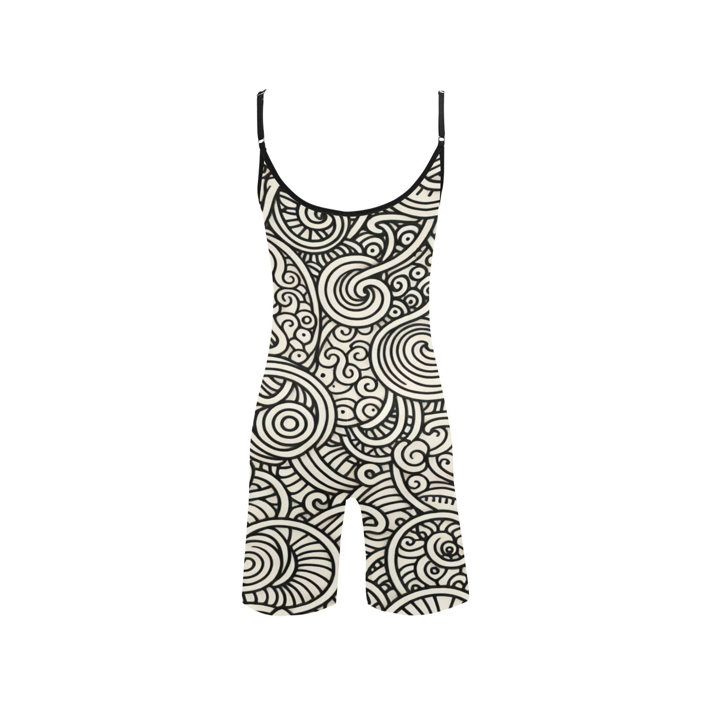 Kurzer Yoga-Bodysuit für Damen (P188)