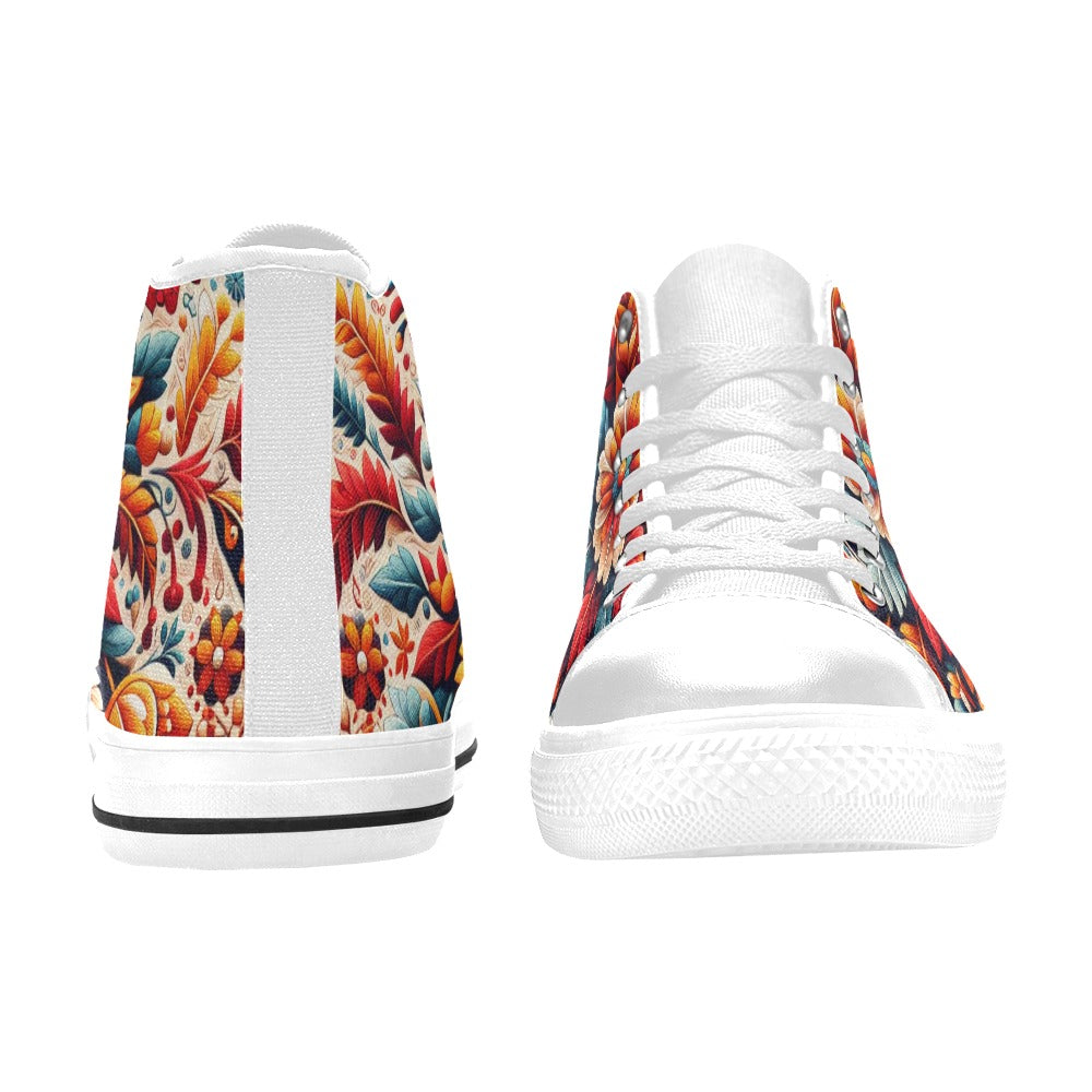 Custom High Top Canvas Shoes for Women (C93)