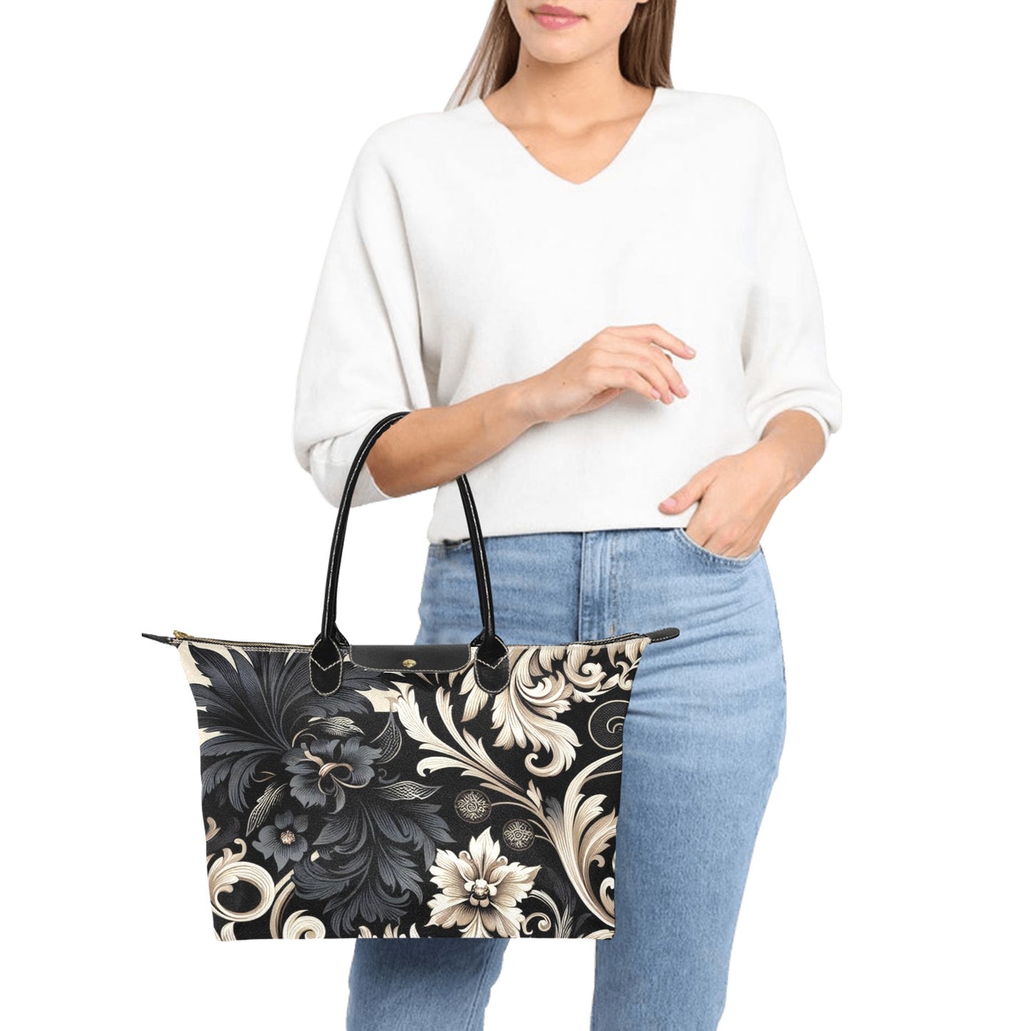 Klassische Damenhandtasche (P284)