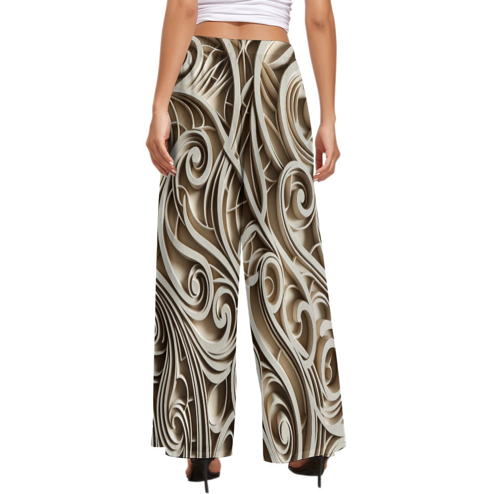 Women's Personalized Wide Leg Pants (P190)