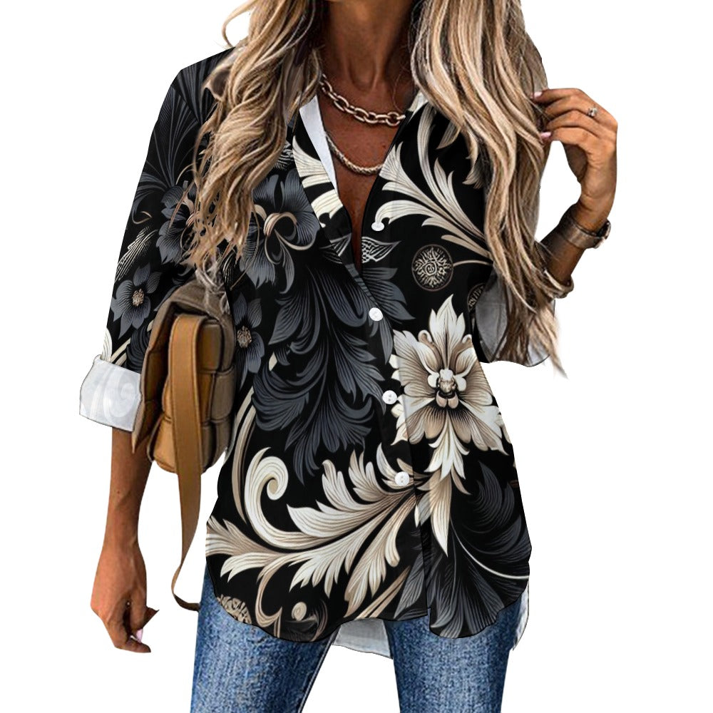 Cropped hem shirt (P284)