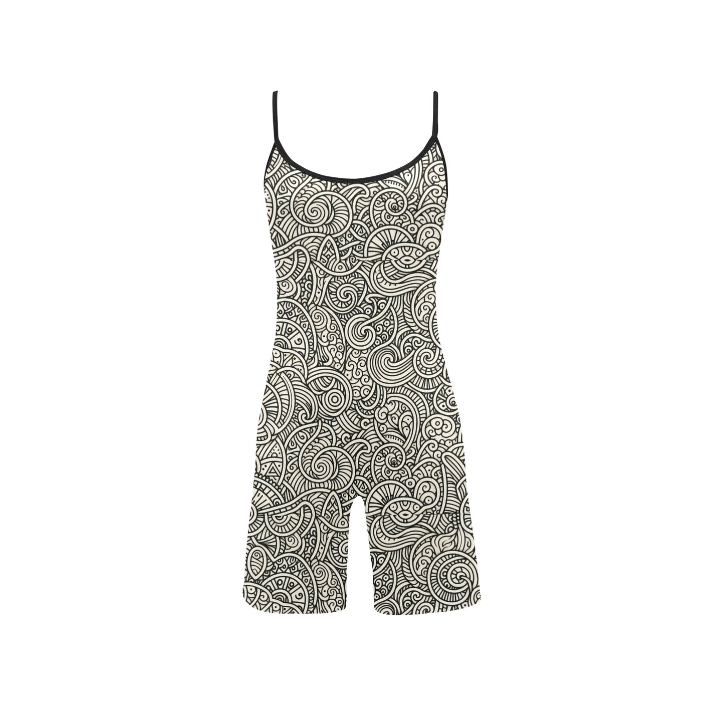 Kurzer Yoga-Bodysuit für Damen (P188)
