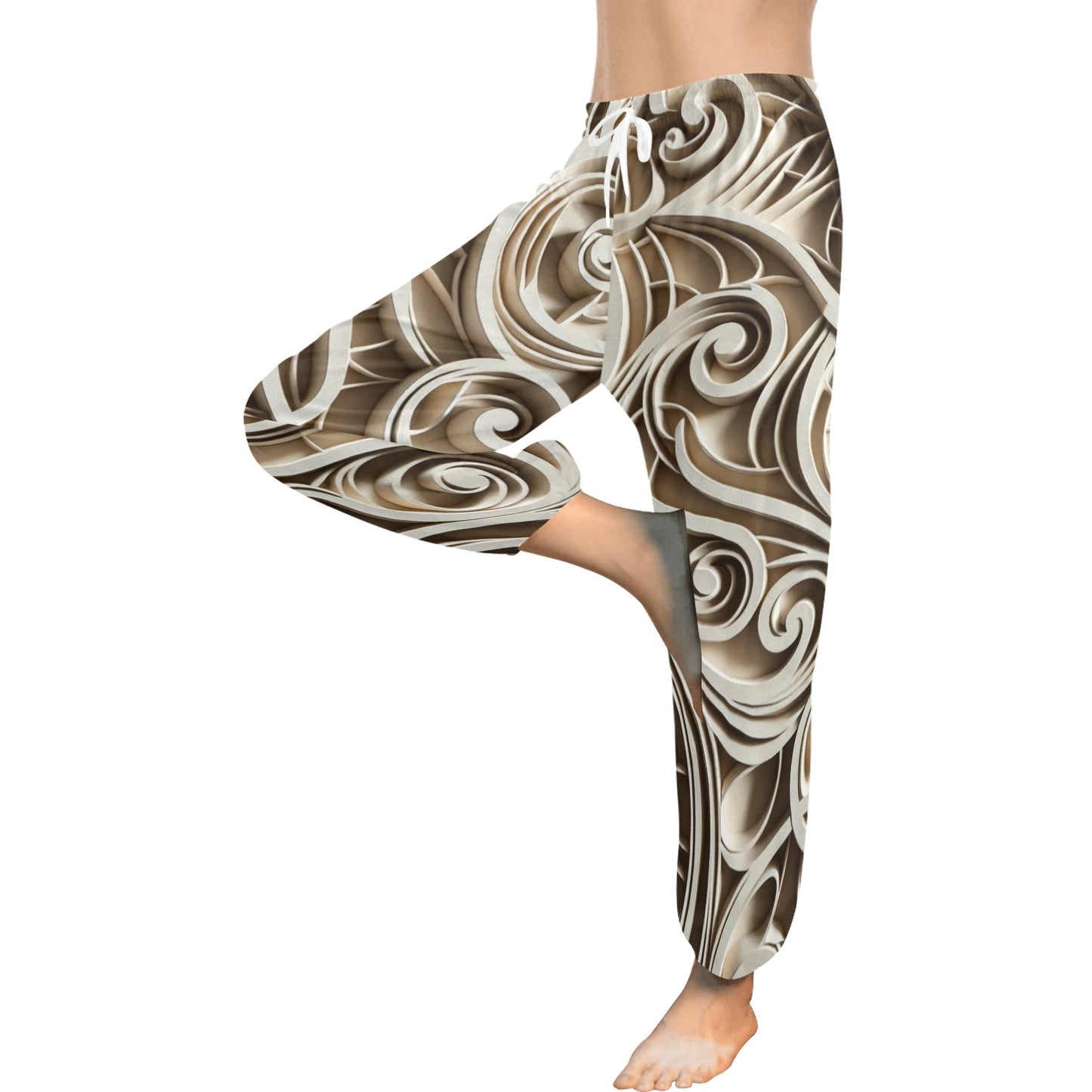 Women's All Over Print Harem Pants (P190)