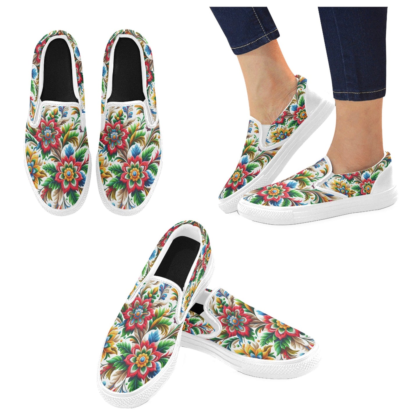 Slip-on Canvas Women's Shoes (F13)