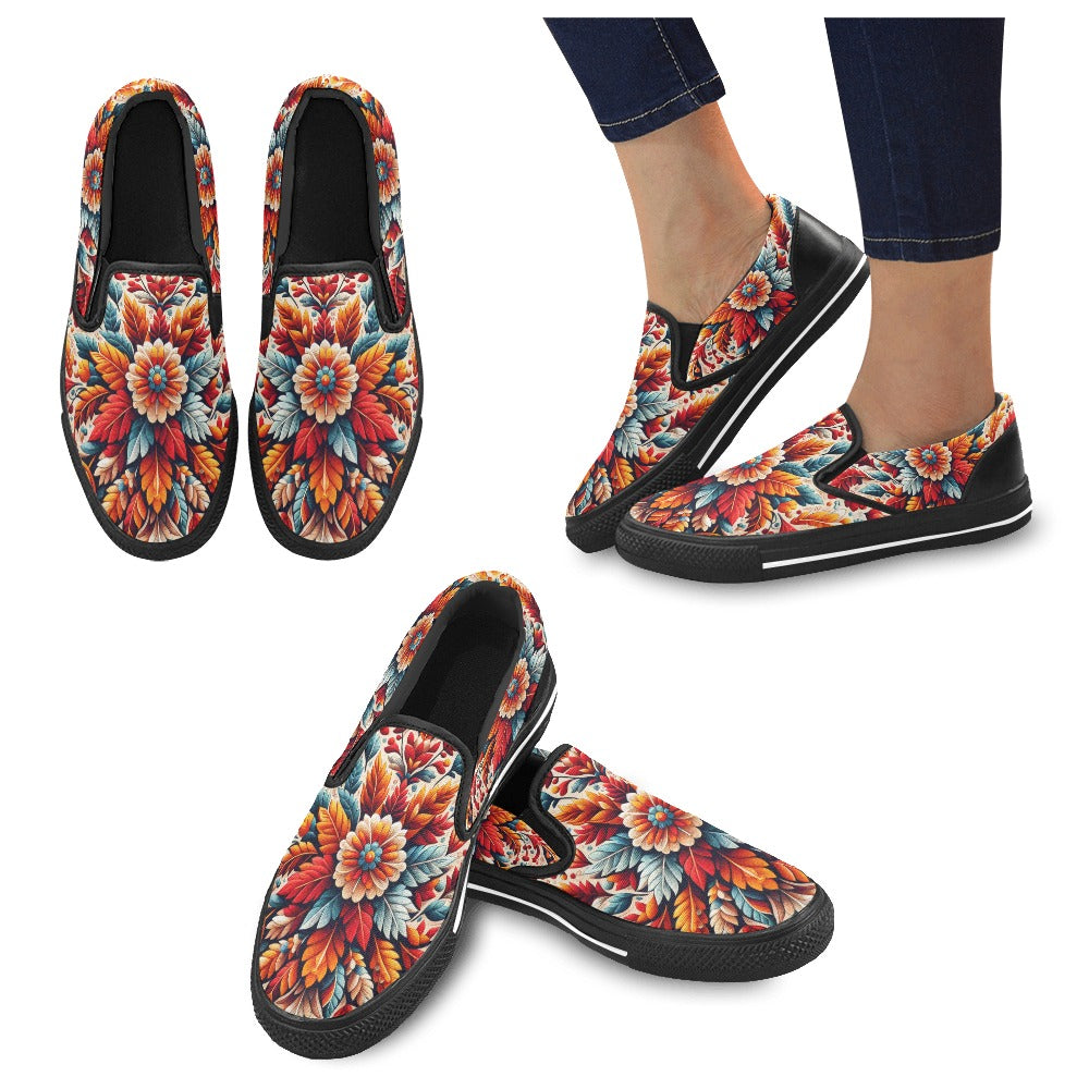 Slip-on Canvas Damenschuhe (C93)