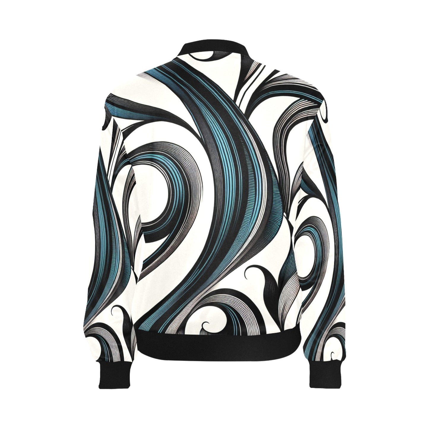 Women's All Over Print Bomber Jacket (P292)