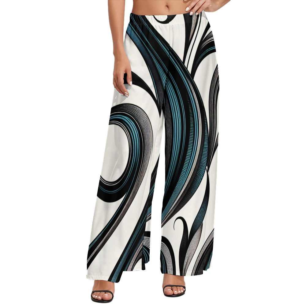 Women's Personalized Wide Leg Pants (P292)