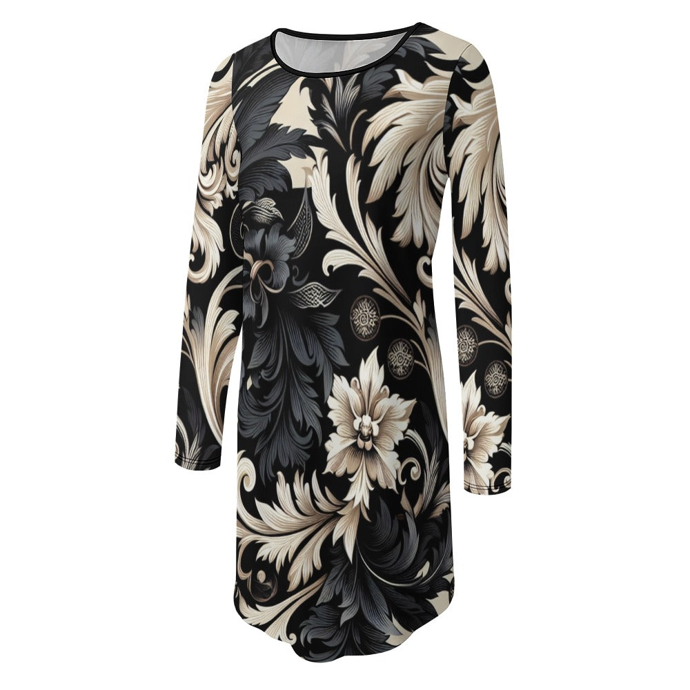 Langärmliges Kleid (P284)