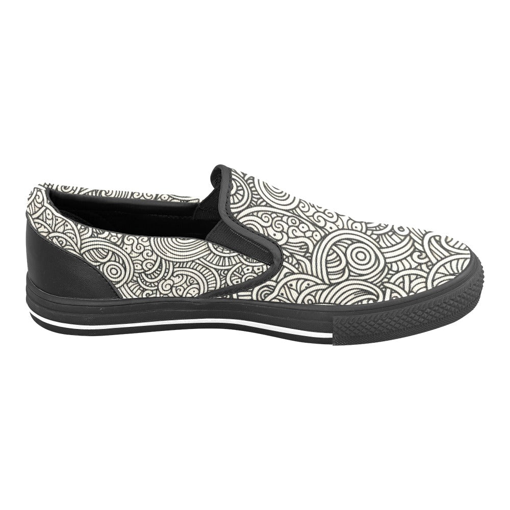 Slip-on-Schuhe aus Canvas für Damen (P188)