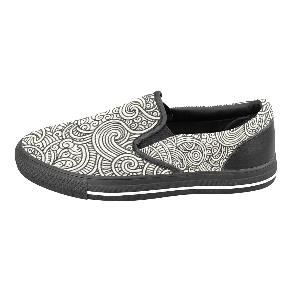 Slip-on-Schuhe aus Canvas für Damen (P188)