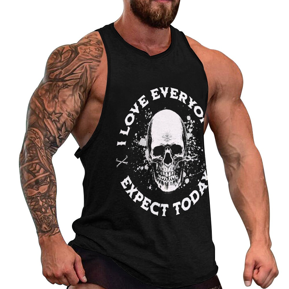 Men's Full print vest (F10)