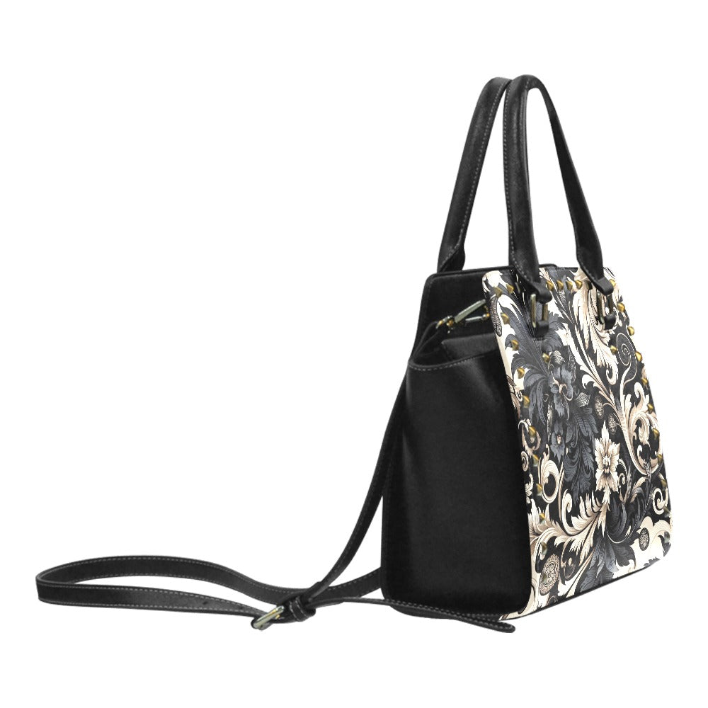 Schultertasche mit Nieten (P284)