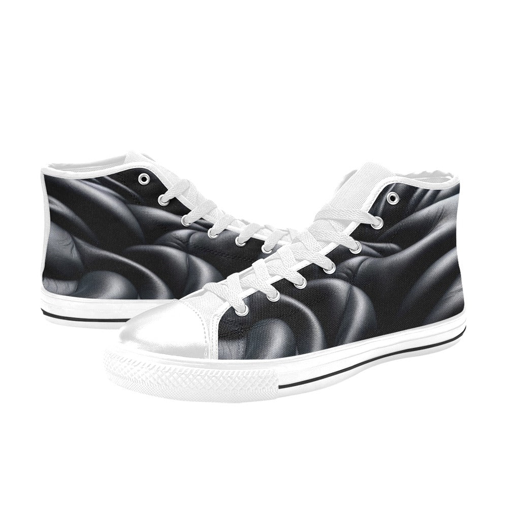 Custom High Top Canvas Shoes for Women (P255)