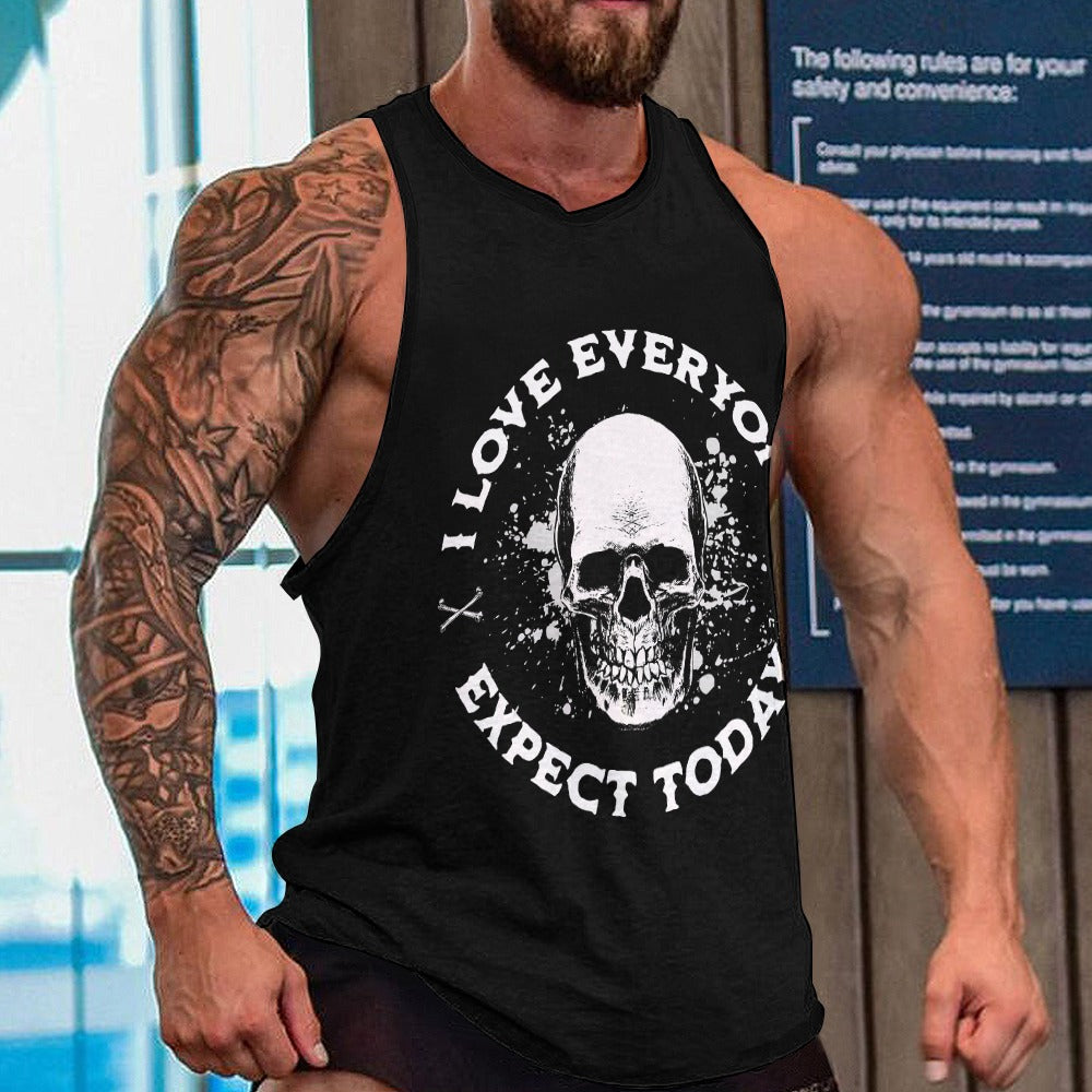 Men's Full print vest (F10)