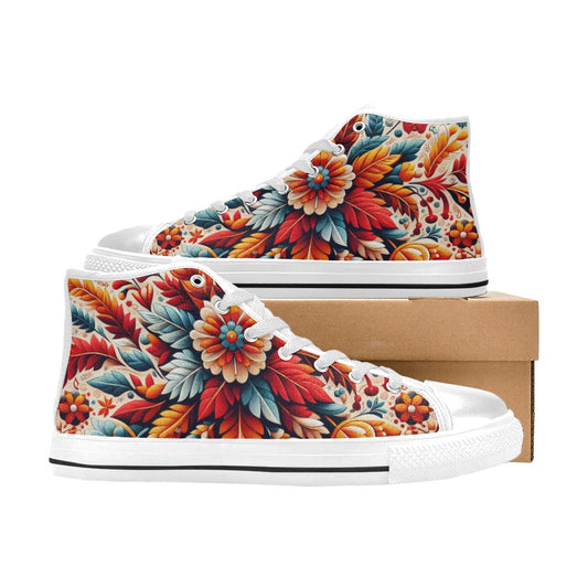 Custom High Top Canvas Shoes for Women (C93)