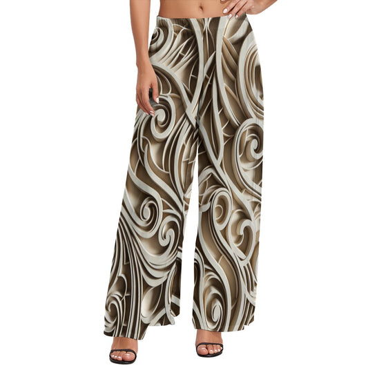 Women's Personalized Wide Leg Pants (P190)