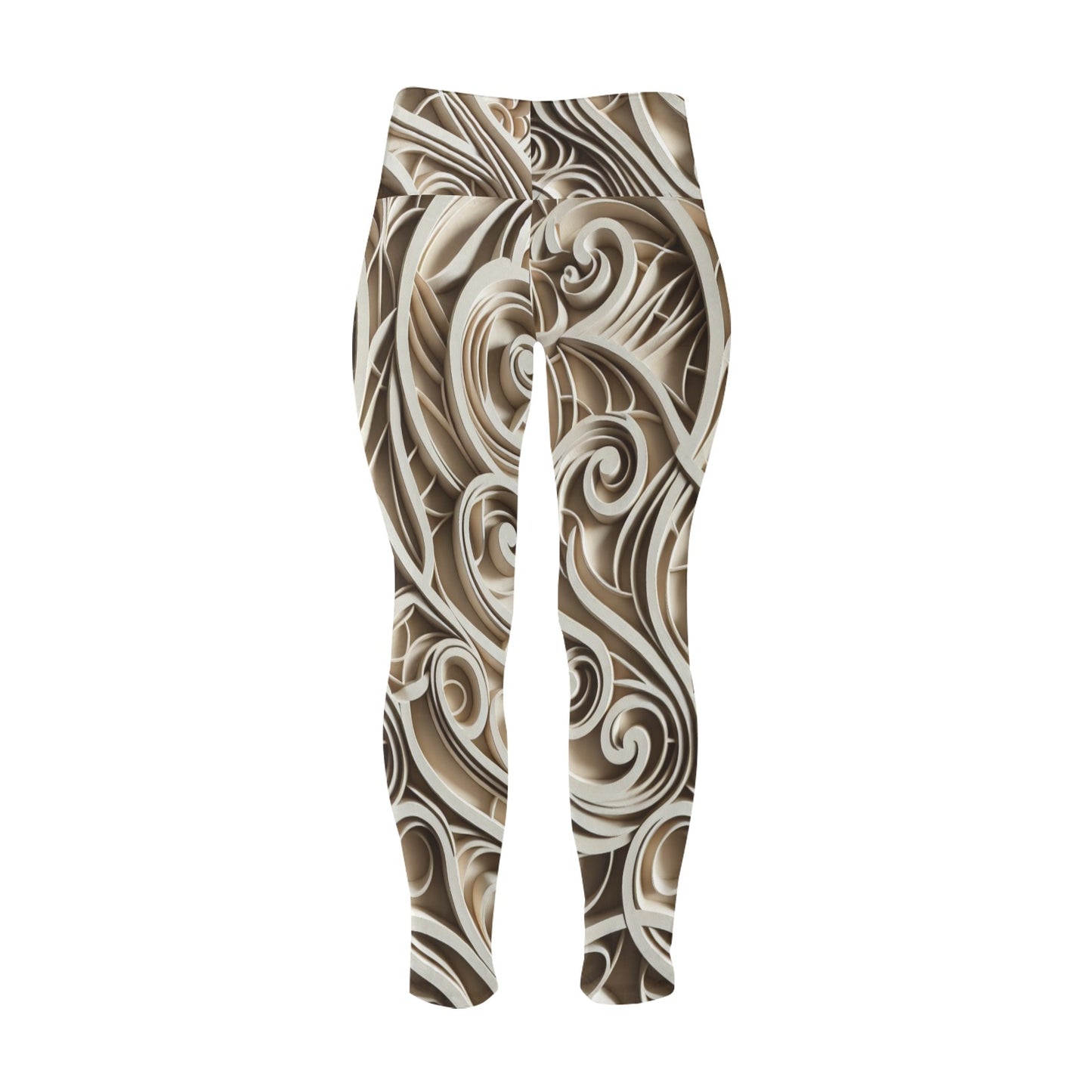 Women's High Waist Leggings (Plus Size) (P190)