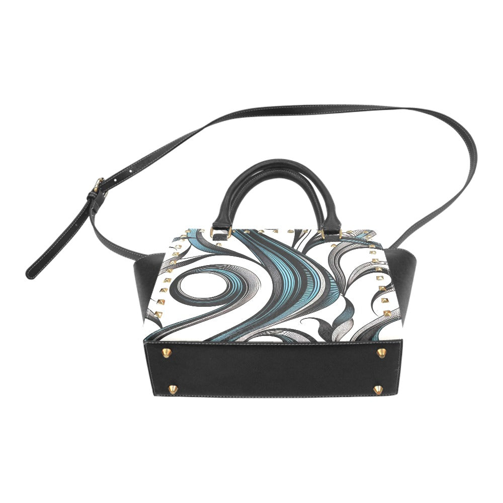 Rivet Shoulder Handbag (P292)