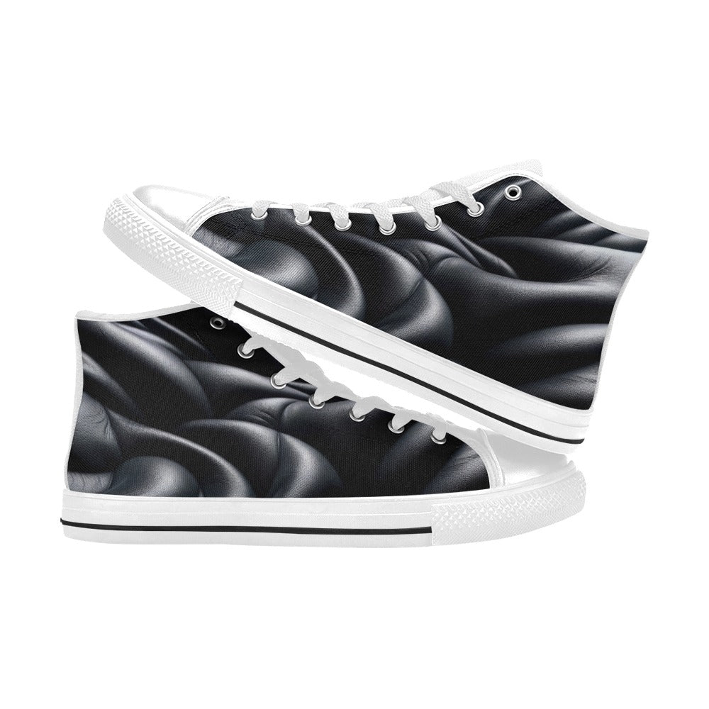 Custom High Top Canvas Shoes for Women (P255)