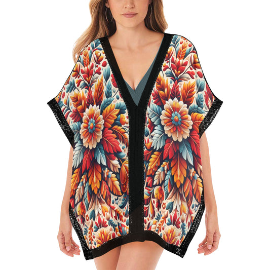 Chiffon-Strandkleid für Damen (C93)