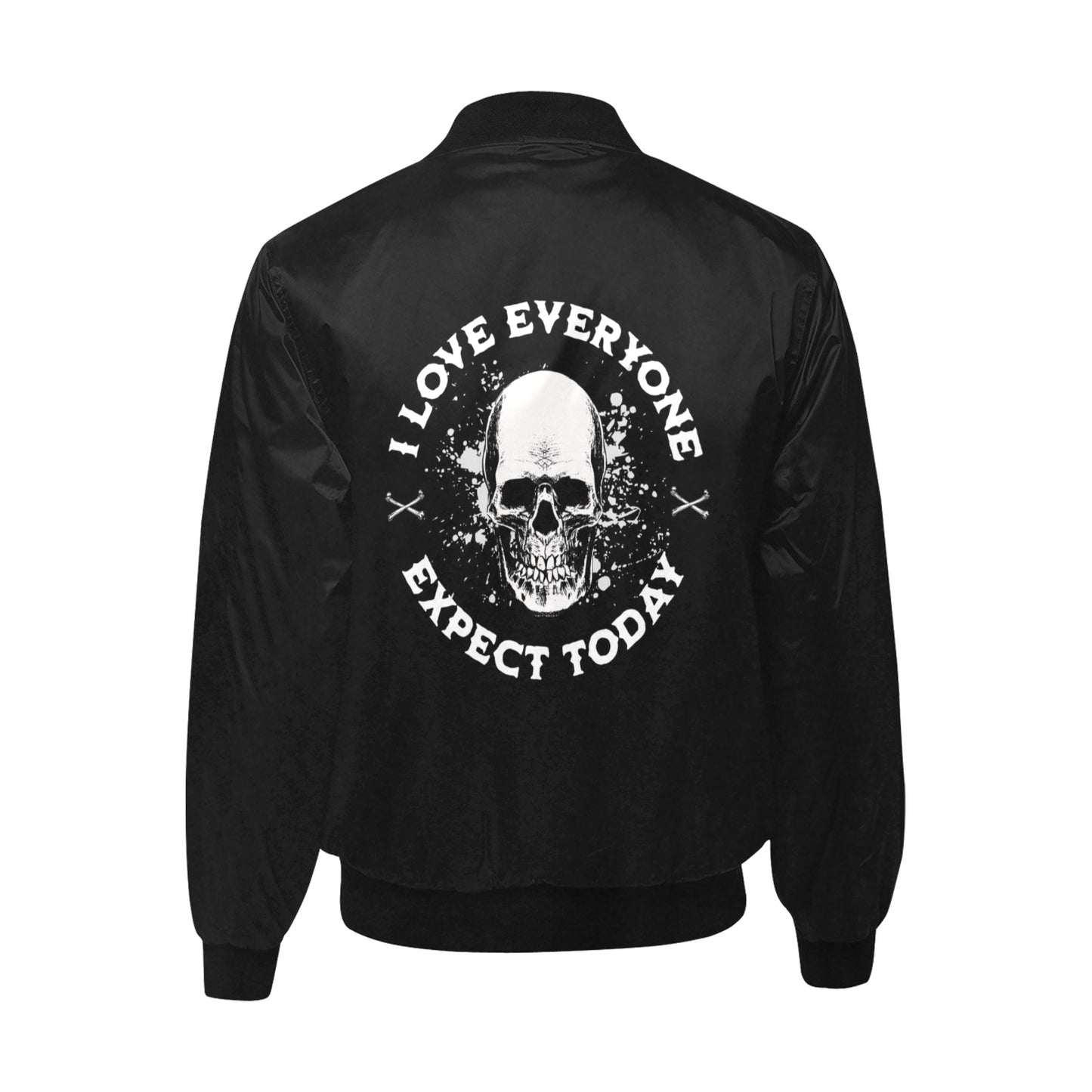 Men's All Over Print Quilted Bomber Jacket (F10)