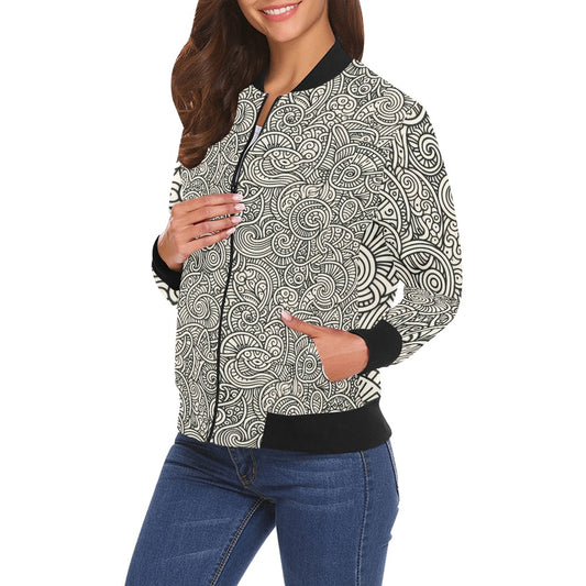 All Over Print Bomber dzseki nőknek (P188)