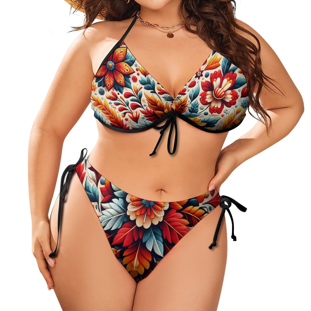 Nagy méretű bikini fürdőruha (C93)