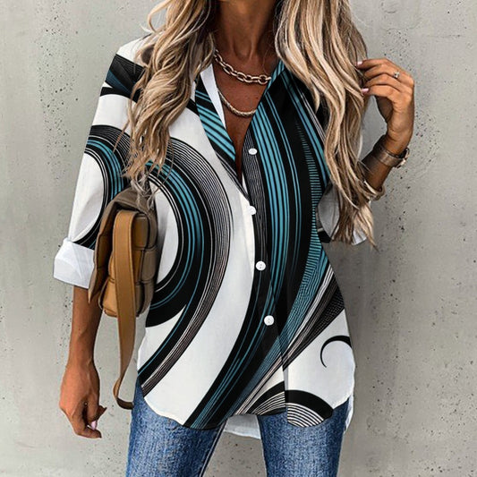 Cropped hem shirt (P292)